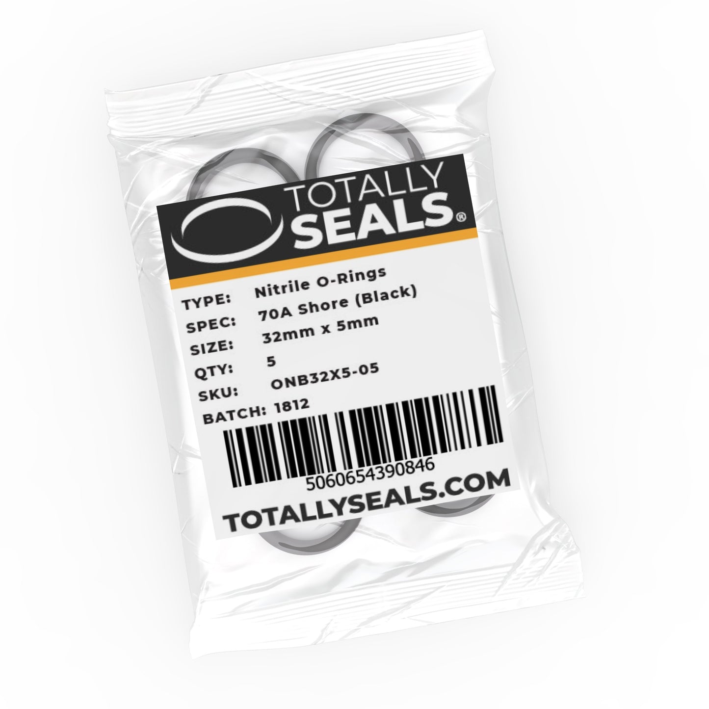 32mm x 5mm (42mm OD) Nitrile O-Rings - Totally Seals®