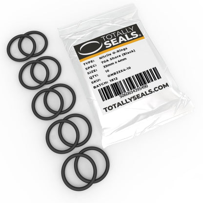 33mm x 4mm (41mm OD) Nitrile O-Rings - Totally Seals®