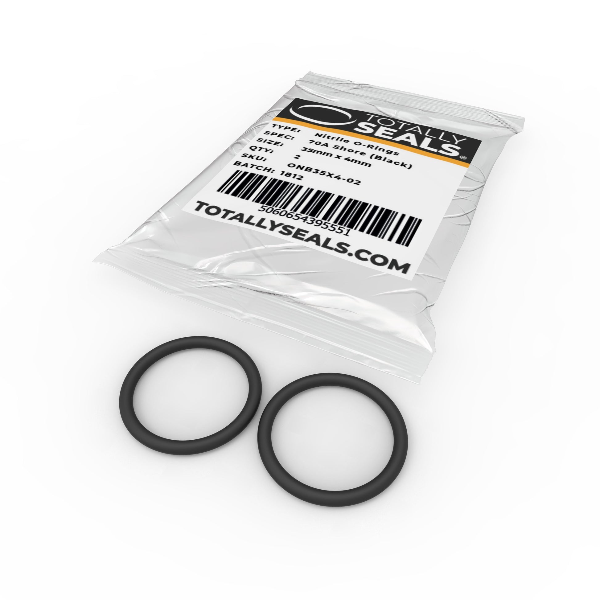 35mm x 4mm (43mm OD) Nitrile O-Rings - Totally Seals®