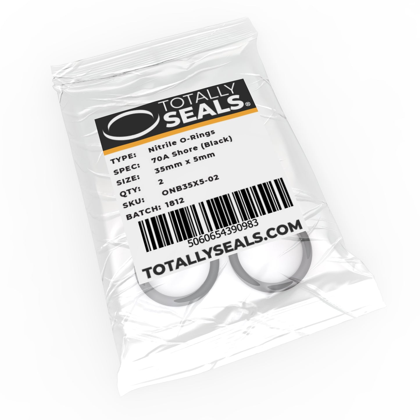 35mm x 5mm (45mm OD) Nitrile O-Rings - Totally Seals®