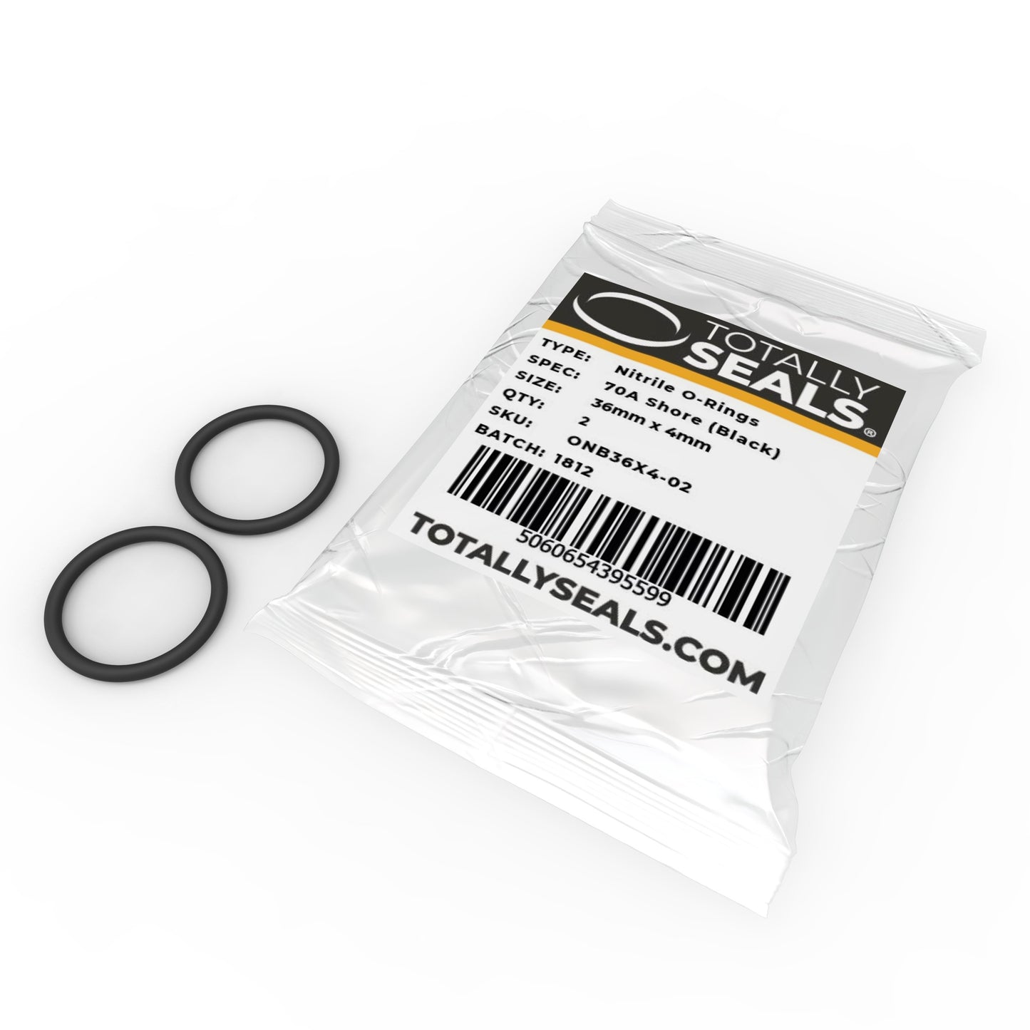 36mm x 4mm (44mm OD) Nitrile O-Rings - Totally Seals®