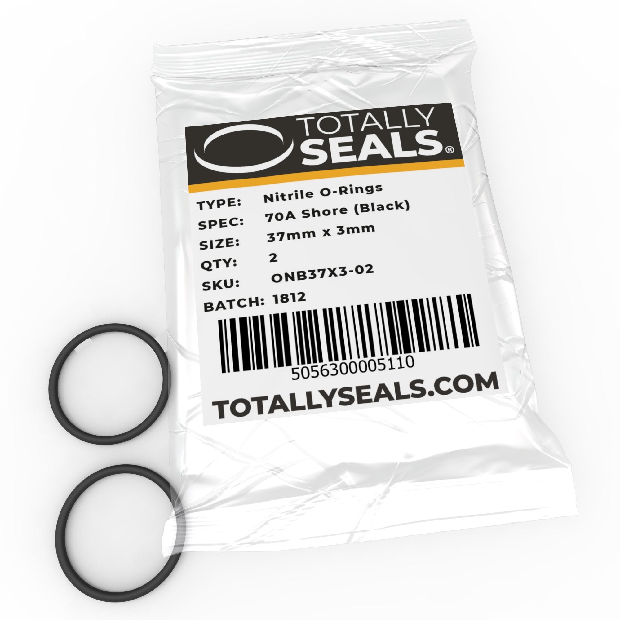 Seals Engine O Rings 37mm x 3mm (43mm OD) Nitrile O-Rings – Totally Seals
