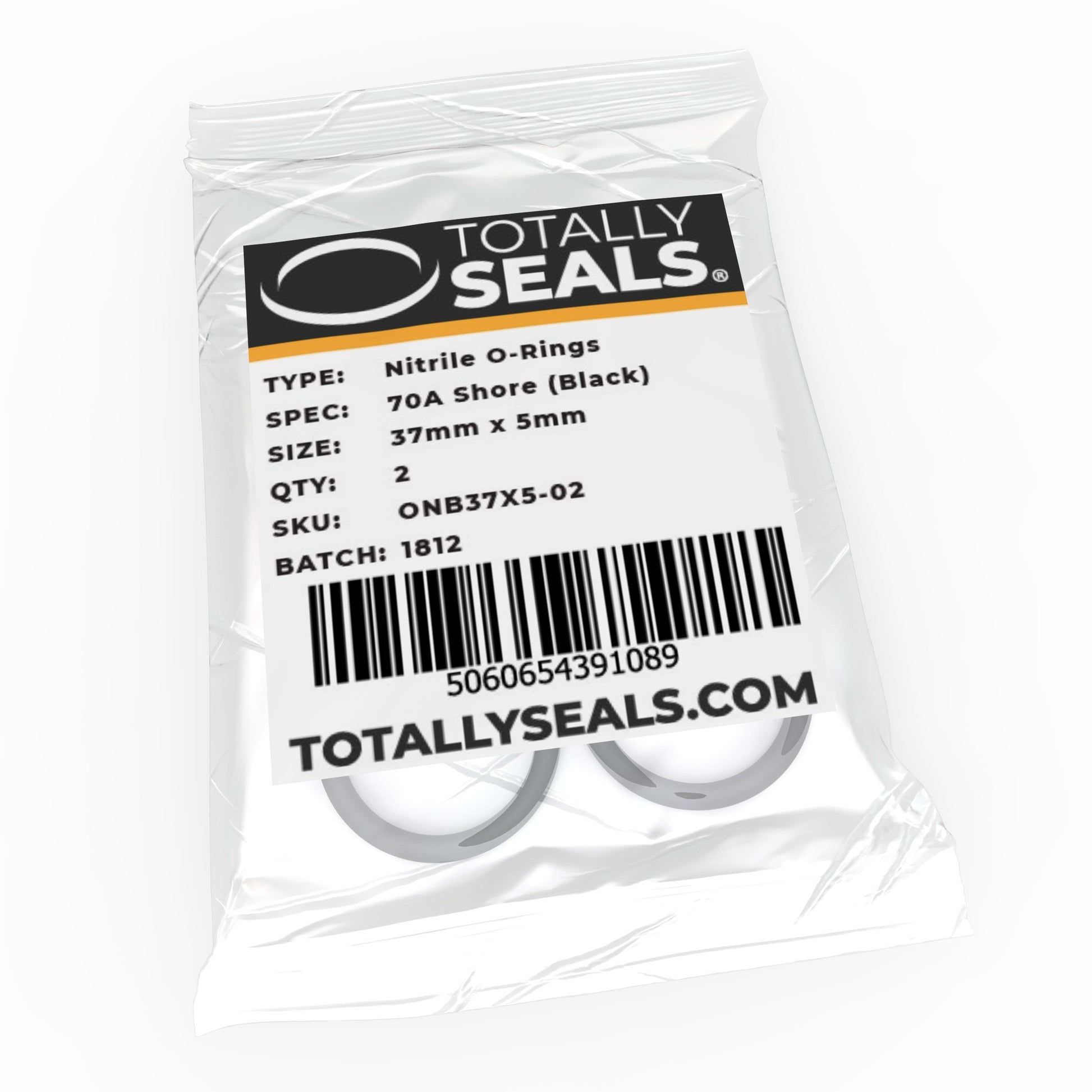 37mm x 5mm (47mm OD) Nitrile O-Rings - Totally Seals®