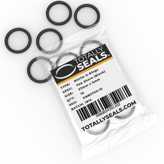 37mm x 5mm (47mm OD) Nitrile O-Rings - Totally Seals®