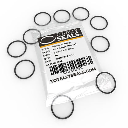 39mm x 2.5mm (44mm OD) Nitrile O-Rings - Totally Seals®