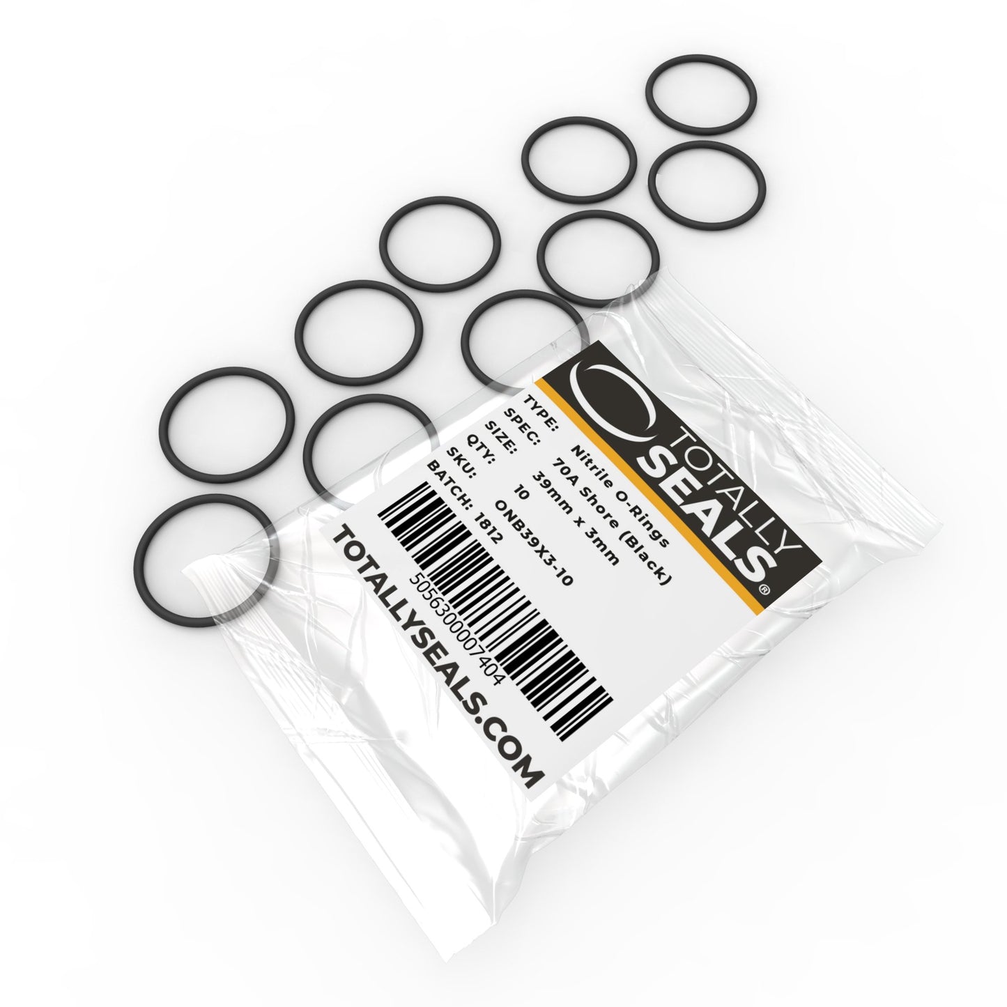 39mm x 3mm (45mm OD) Nitrile O-Rings - Totally Seals®