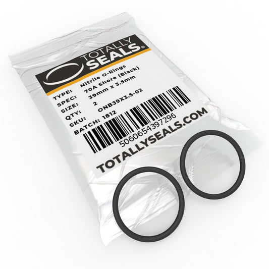 39mm x 3.5mm (46mm OD) Nitrile O-Rings - Totally Seals®