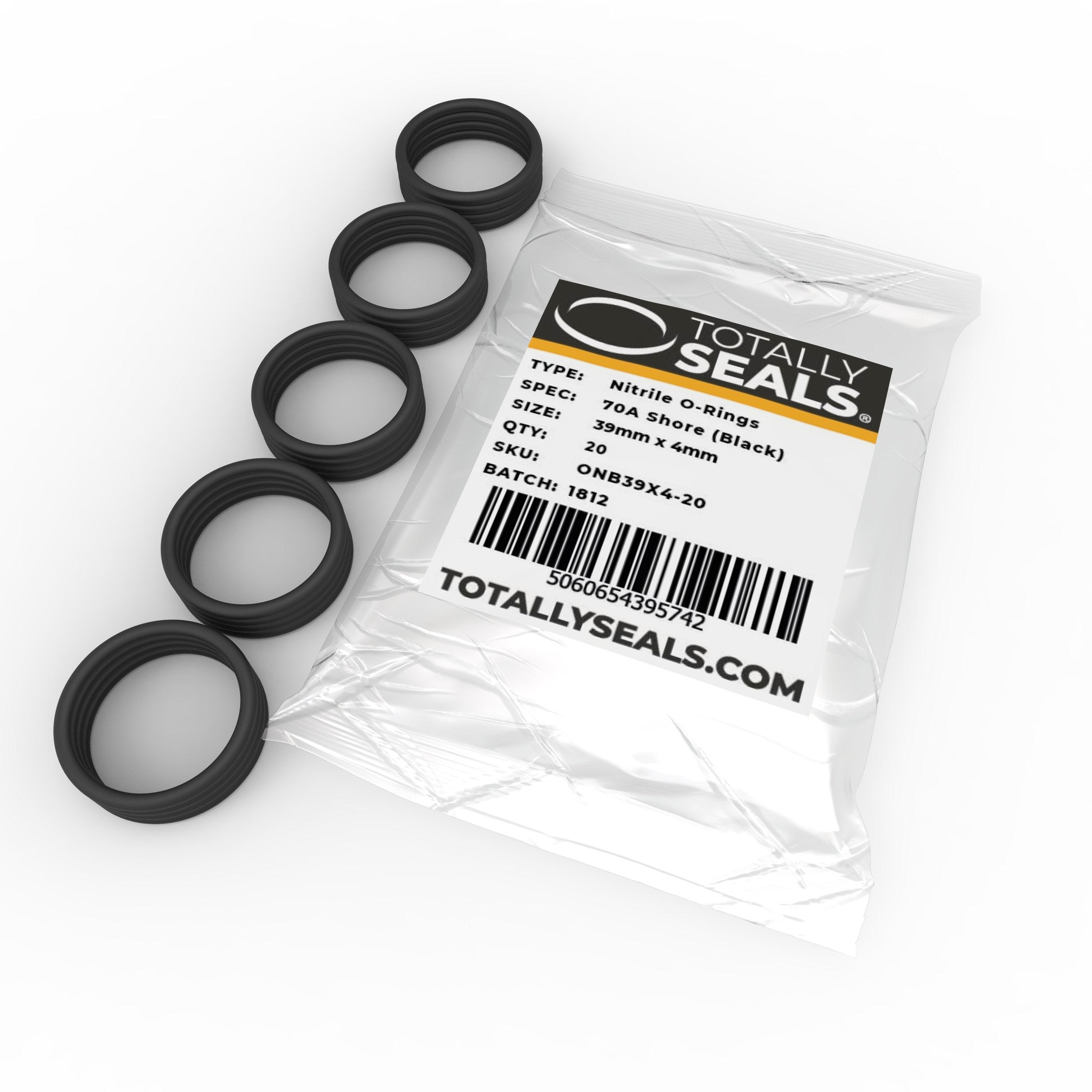 39mm X 4mm 47mm OD Nitrile O Rings Totally Seals 39mm X 4mm 47mm OD Nitrile O Rings Totally Seals