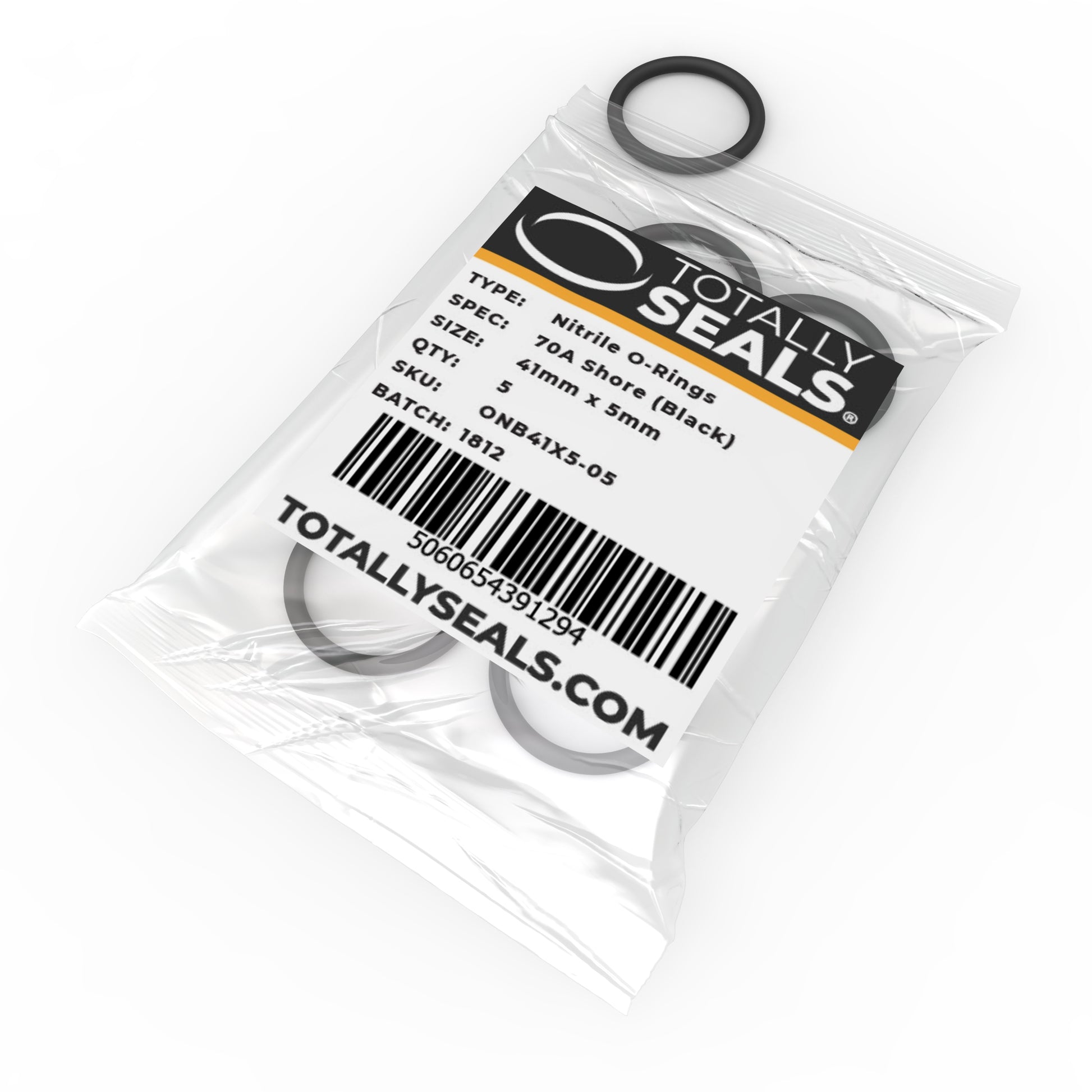 41mm x 5mm (51mm OD) Nitrile O-Rings - Totally Seals®