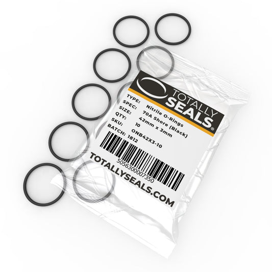 42mm x 3mm (48mm OD) Nitrile O-Rings - Totally Seals®