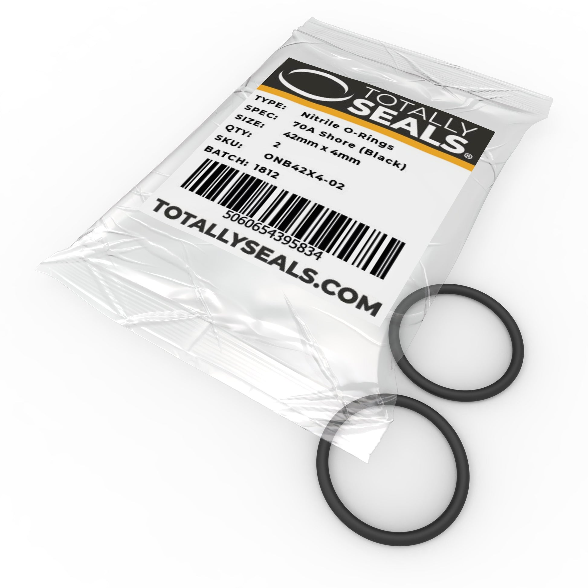 42mm x 4mm (50mm OD) Nitrile O-Rings - Totally Seals®