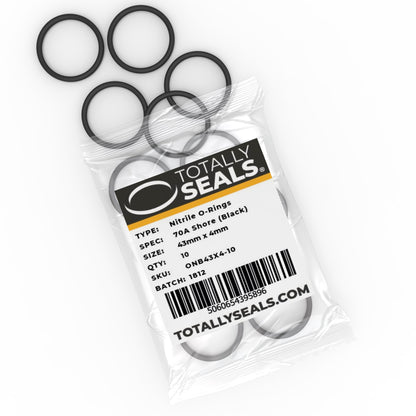 43mm x 4mm (51mm OD) Nitrile O-Rings - Totally Seals®