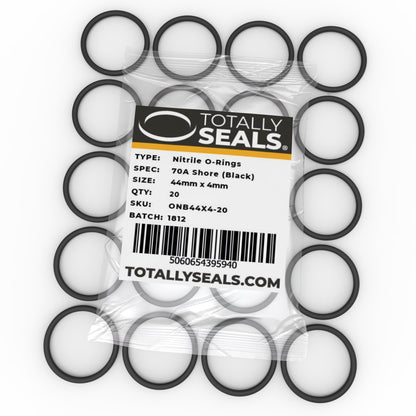 44mm x 4mm (52mm OD) Nitrile O-Rings - Totally Seals®