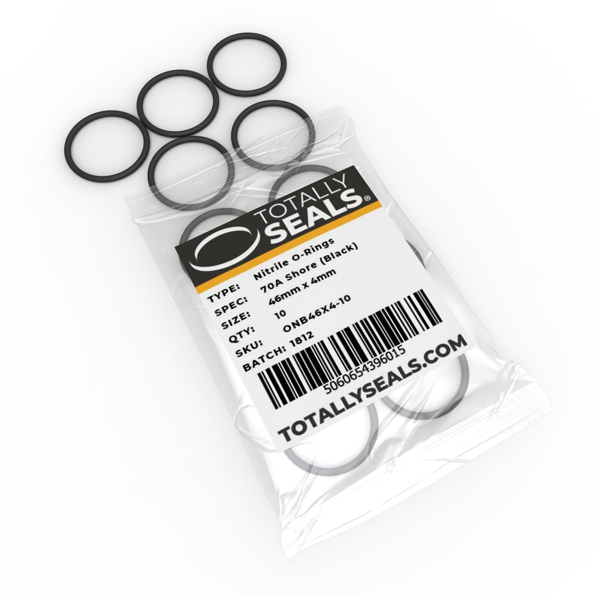 46mm x 4mm (54mm OD) Nitrile O-Rings - Totally Seals®