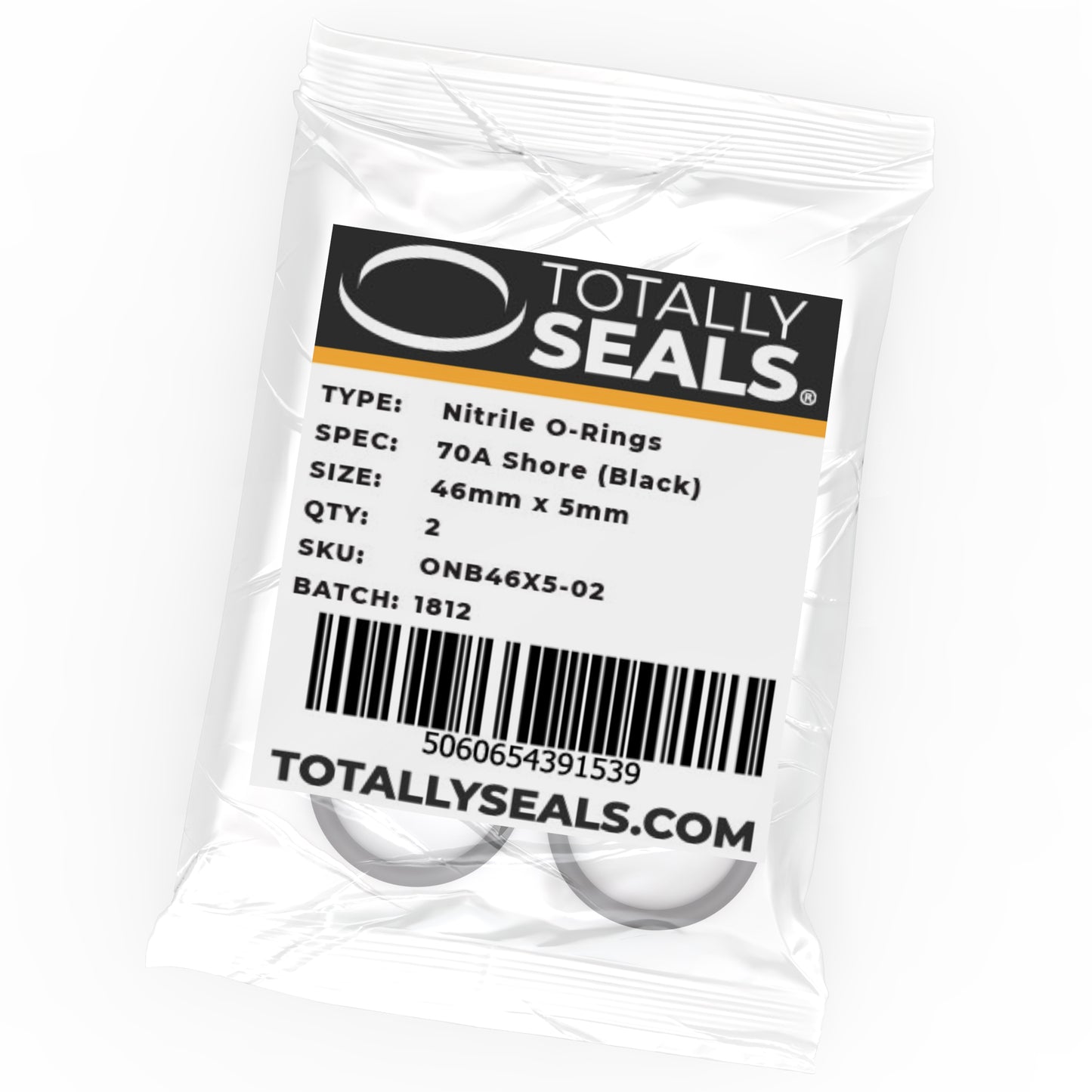 46mm x 5mm (56mm OD) Nitrile O-Rings - Totally Seals®