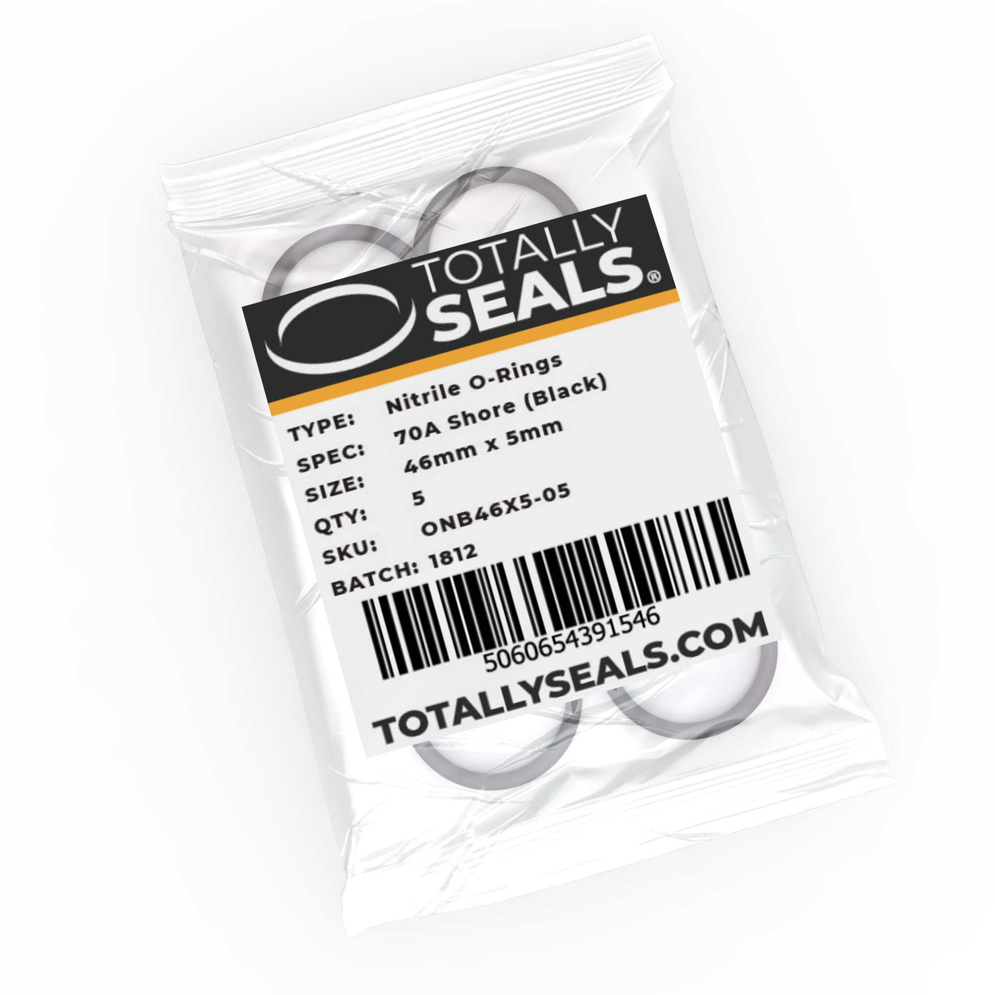 46mm x 5mm (56mm OD) Nitrile O-Rings - Totally Seals®