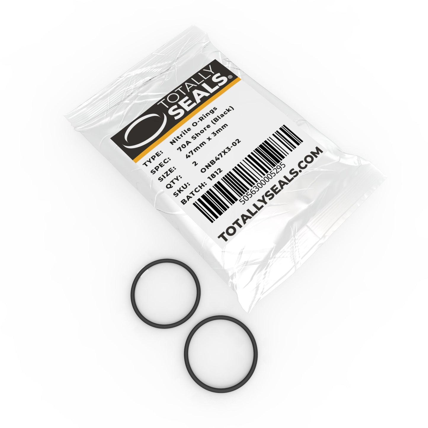 47mm x 3mm (53mm OD) Nitrile O-Rings - Totally Seals®