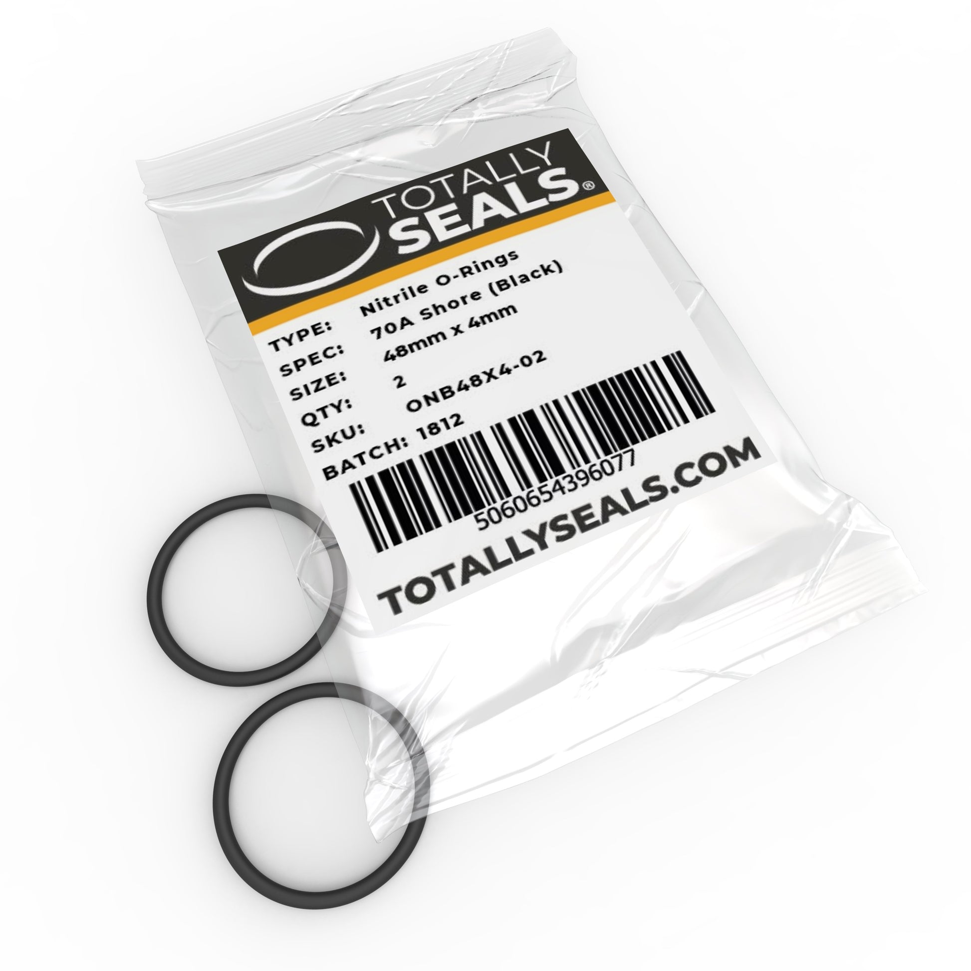 48mm x 4mm (56mm OD) Nitrile O-Rings - Totally Seals®