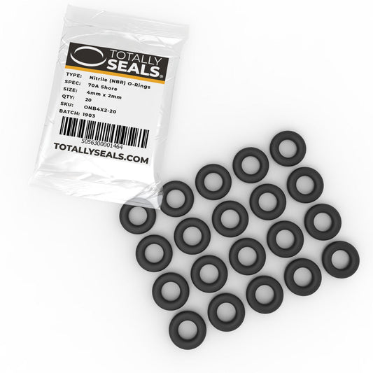 4mm x 2mm (8mm OD) Nitrile O-Rings - Totally Seals®