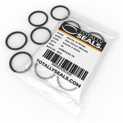 54mm x 5mm (64mm OD) Nitrile O-Rings - Totally Seals®