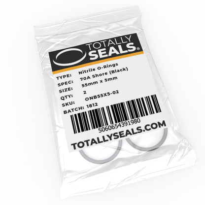 55mm x 5mm (65mm OD) Nitrile O-Rings - Totally Seals®