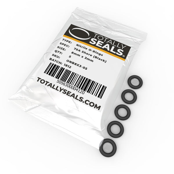 uxcell Nitrile Rubber O-Rings 8mm OD 4mm ID 2mm Width, Metric Nitrile Rubber  Sealing Gasket, Pack of 30: Amazon.com: Industrial & Scientific