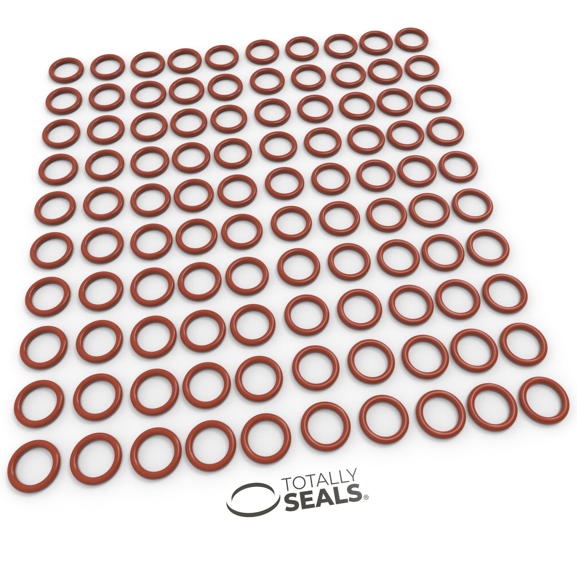 7mm x 3mm (13mm OD) Silicone O-Rings - Totally Seals®