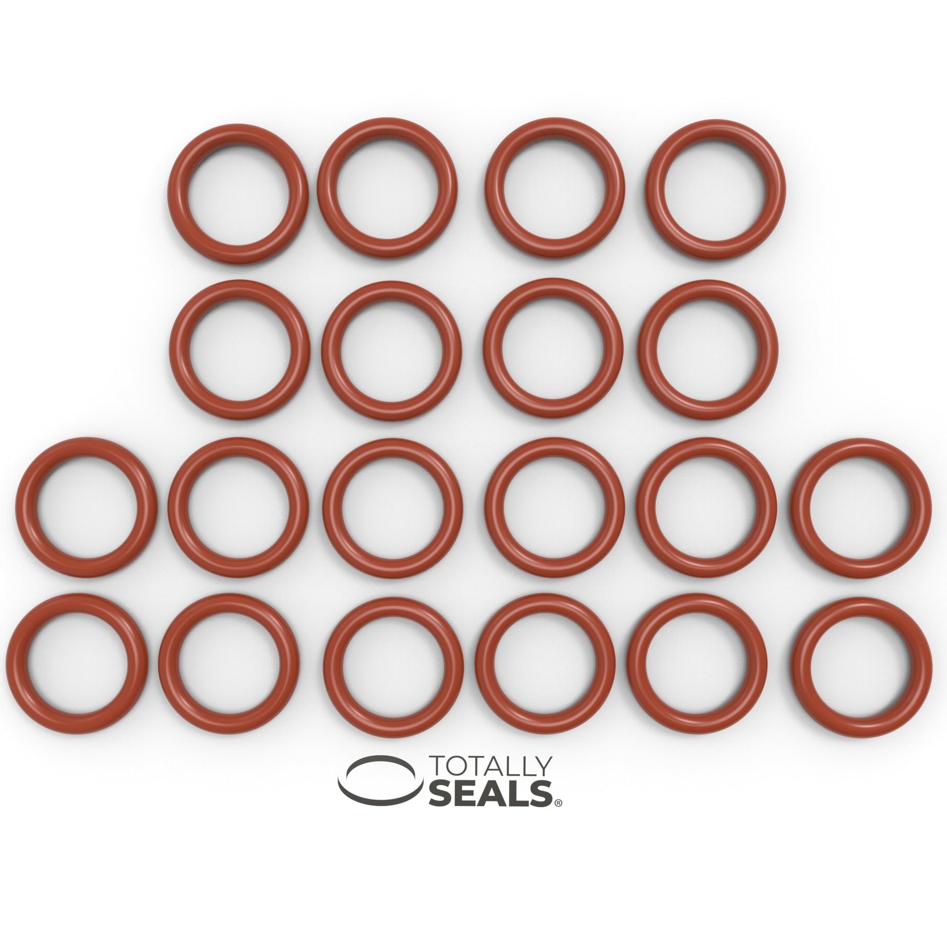 6mm x 2mm (10mm OD) Silicone O-Rings - Totally Seals®