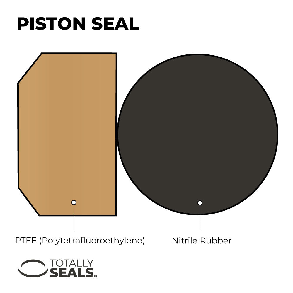 25mm x 4mm  - Hydraulic Piston Seal - Totally Seals®