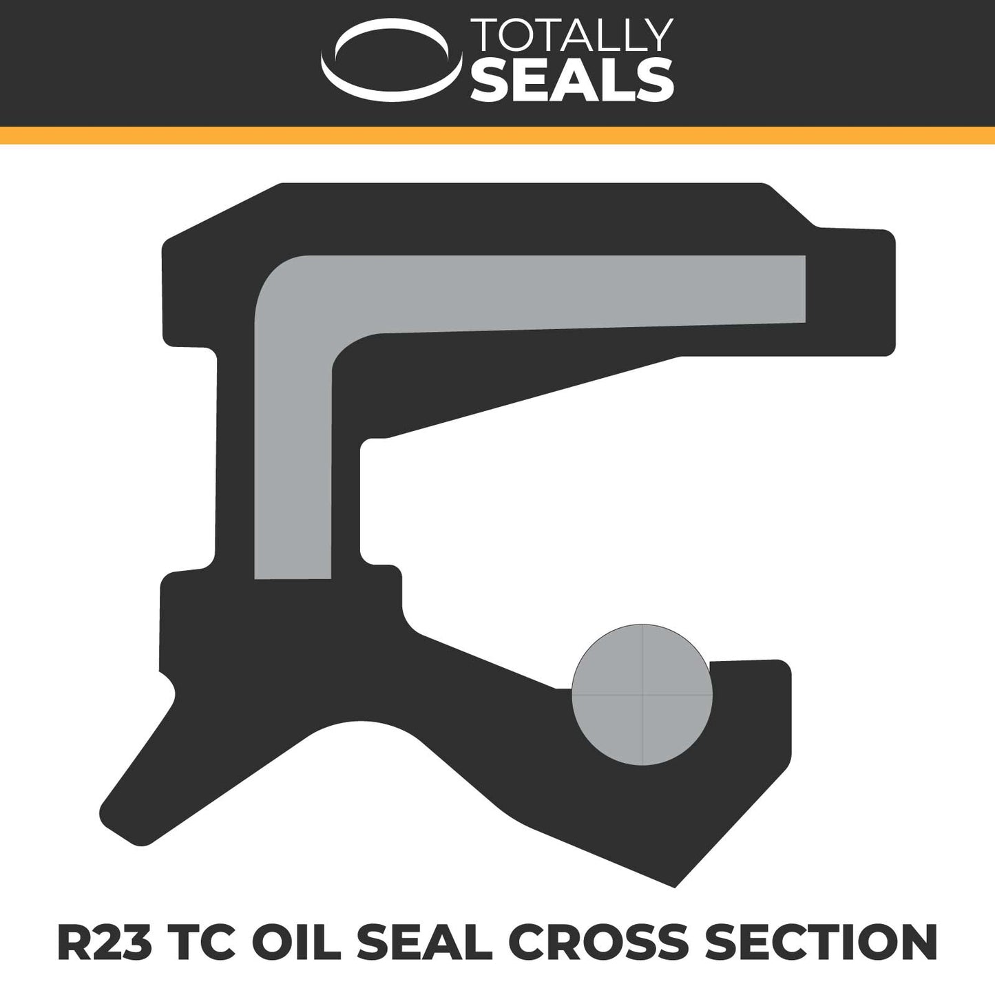 12mm x 22mm x 7mm - R23 (TC) Oil Seal - Totally Seals®